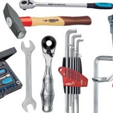 utensileria manuale, utensileria elettrica, utensileria da taglio e strumenti di misura e controllo
